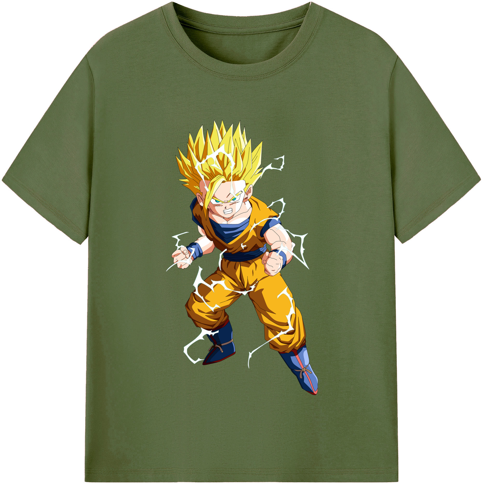（画像用） ドラゴンボール 孫 悟飯（そんごはん）DRAGON BALL Son Gohan 綿100％半袖Tシャツ（フロントプリント）